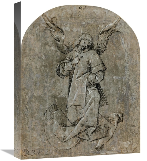 Global Gallery GCS-456087-1620-142 16 x 20 in. Study of an Angel Art P