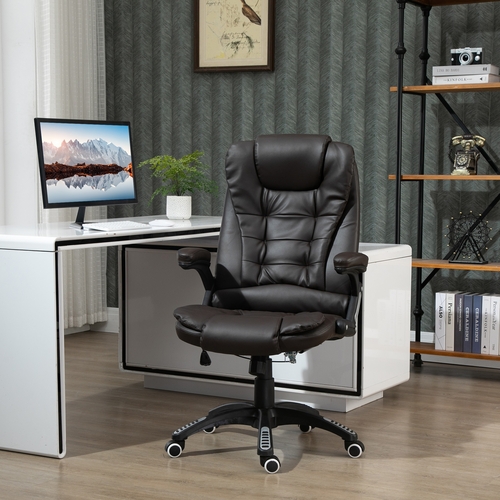 Vinsetto Executive Home Office Chair High Back Ergonomic PU Leather
