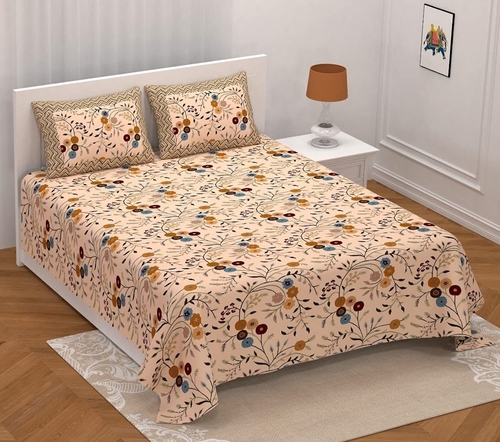Super King Size Premium Cotton Double Bedsheet || 240 TC 100% Pure