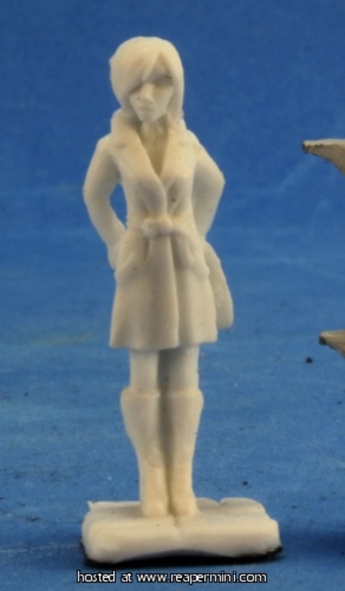 Reaper Miniatures REM80026 25mm Scale Agatha Fox - Bones & Chronoscope
