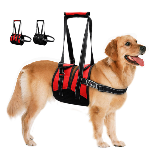 Reflective Pet Dog Lift Harness Adjustable Mesh