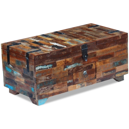 Coffee Table Solid Mango Wood 31.5"x15.7"x13