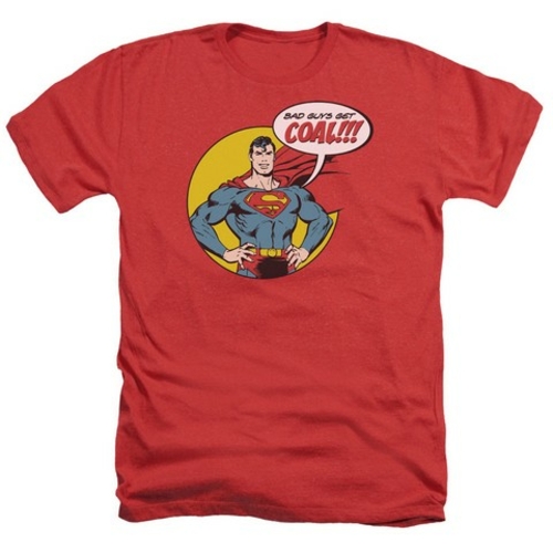 Trevco Dc-Coal - Adult Heather Tee - Red- 2X