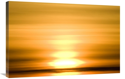 Global Gallery GCS-395396-2436-142 24 x 36 in. Winter Sunset Over Tund