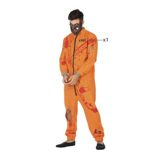 Costume for Adults Orange Male Assassin M/L (1 Unit) (M/L)