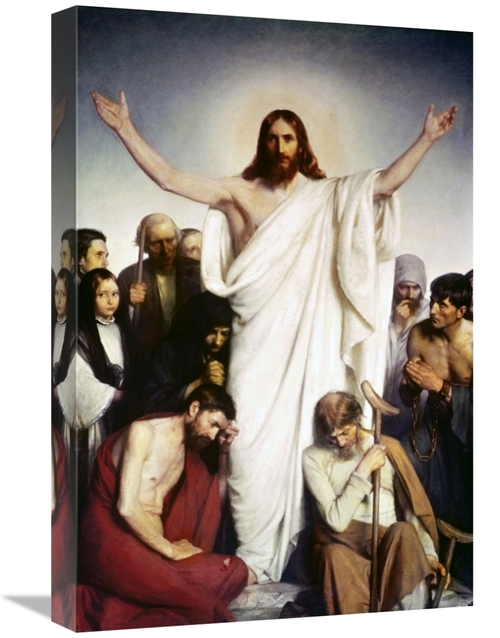 Global Gallery GCS-276761-22-142 22 in. Christ the Comforter Art Print