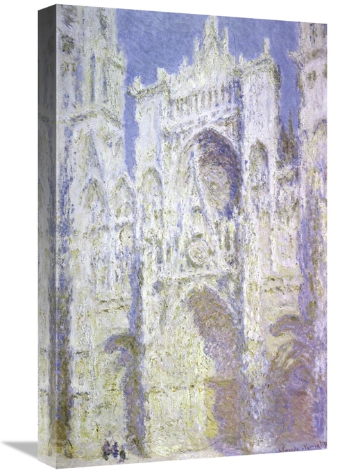 22 in. Rouen Cathedral - West Facade, Sunlight Art Print - Claude 