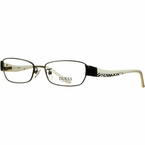 Ladies'Spectacle frame Guess GU2262-BLKWHT-52 White Black (ø 52 mm)