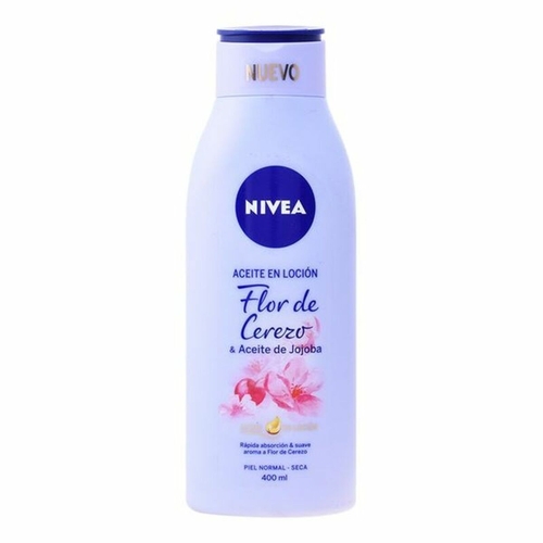Jojoba Oil and Cherry Blossom Oil Lotion Nivea Aceite En Locion (400