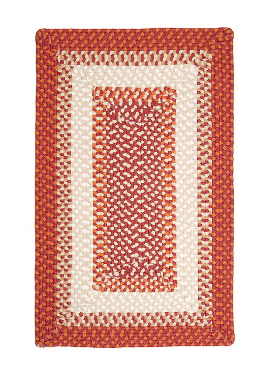 Colonial Mills Rug MG79R024X036R Montego - Bonfire 2 ft. x 3 ft. Braid