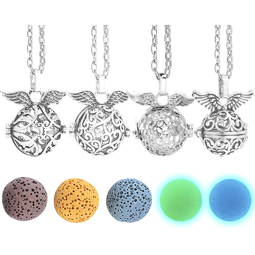 Aromatherapy Diffuser Necklace Locket Necklace