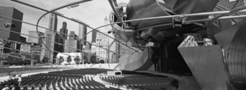 Low Angle View Of Buildings In A City  Pritzker Pavilion  Millennium P