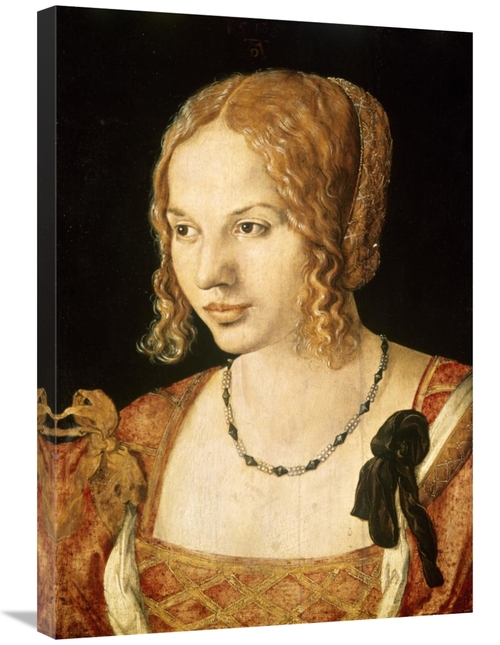 Global Gallery GCS-281994-30-142 30 in. Portrait of a Venetian Lady Ar