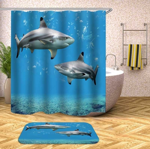 Shark Tank Shower Curtain