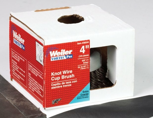 Weiler 36044 Knot Wire Cup Brush  4 in.