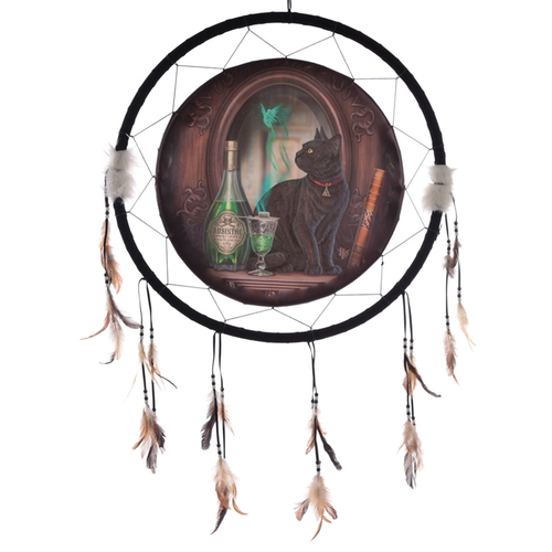 Decorative Lisa Parker Absinthe Cat Dreamcatcher Large