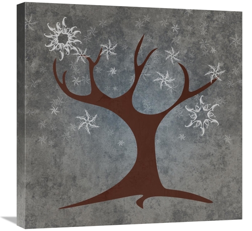 Global Gallery GCS-398820-2424-142 24 x 24 in. Tree Winter Art Print -