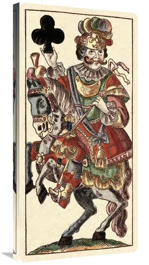 Global Gallery GCS-455070-1836-142 18 x 36 in. Knight of Clubs - Bauer
