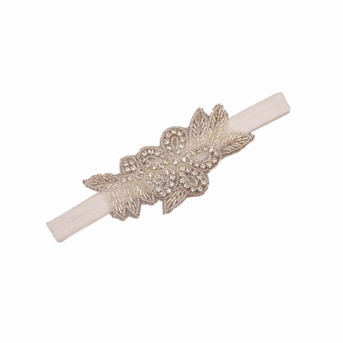 Cute Children's Hair Band With Rhinestone Flower