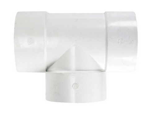 Plastic Trends P106 6 in. Hub Straight Tee