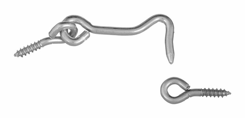National Manufacturing Sales 5706411 2 in. Steel Hook & Eyes, Zinc