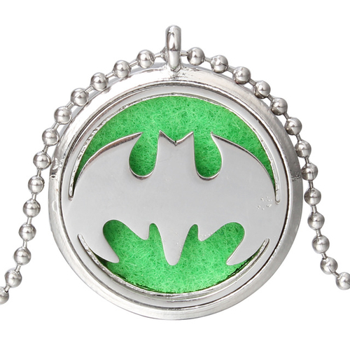 New Aroma Diffuser Necklace Bat Designs Open