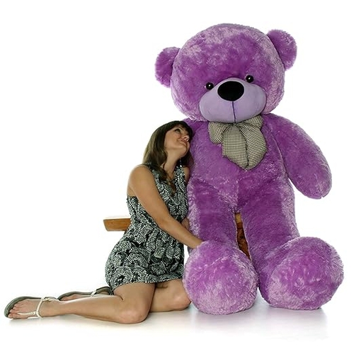 Main Teddy Bear Toy Purple image