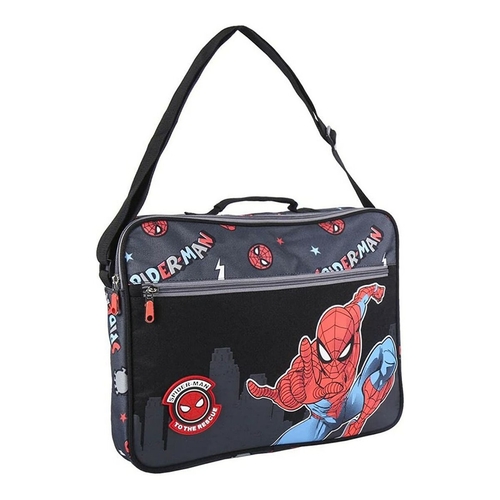 School Satchel Spider-Man Black 29 x 6 x 38 cm