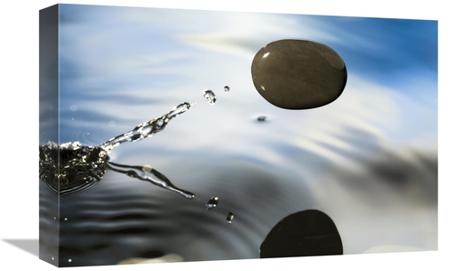 Global Gallery GCS-395704-1218-142 12 x 18 in. A Rock Skipping Across 