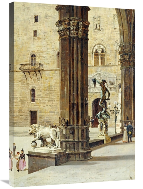 Global Gallery GCS-267772-36-142 36 in. La Loggia Dei Lanzi, Flore