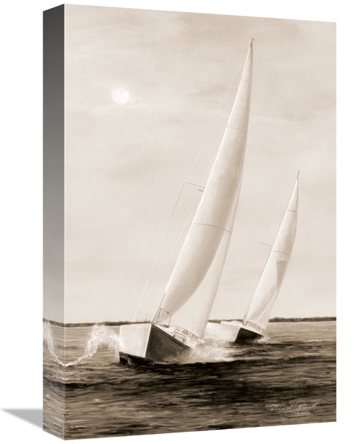 Global Gallery GCS-132841-1218-142 12 x 18 in. Blue Sails Art Print - 