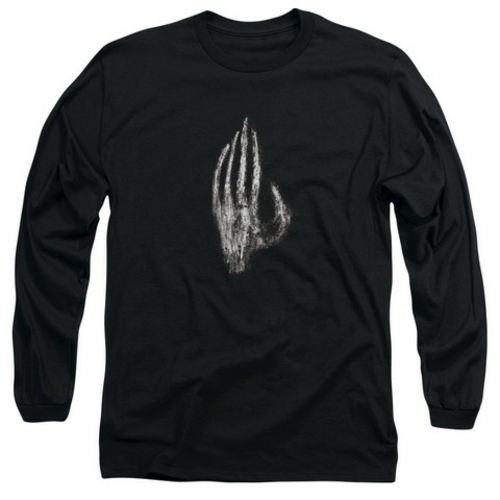 Trevco Lor-Hand Of Saruman Long Sleeve Adult 18-1 Tee- Black - 2X