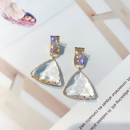 Triangle Drop Earrings