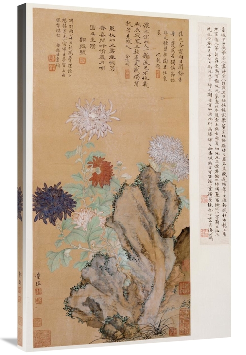 Global Gallery GCS-266648-36-142 36 in. Flowers & Rocks Art Print - To