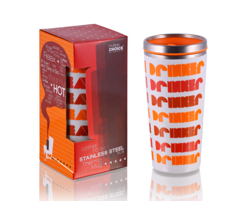 Thermo mug  400ml Red Coffee