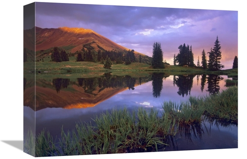 Global Gallery GCS-396822-1216-142 12 x 16 in. Mount Baldy at Sunset R