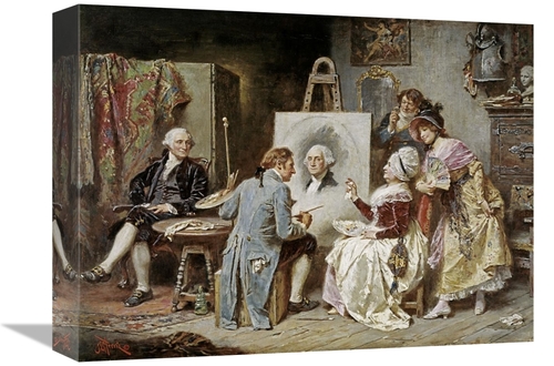 Global Gallery GCS-277534-16-142 16 in. Painter & President Washington