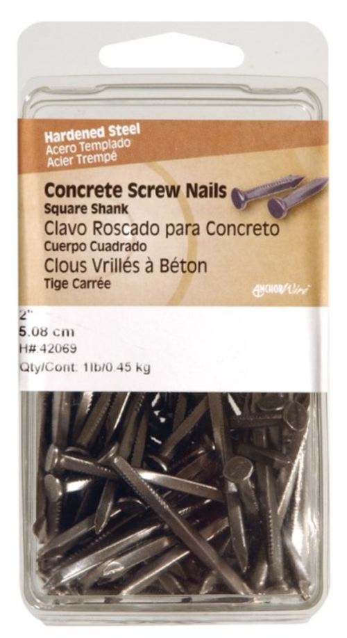 Hillman 42067 1 lbs Concrete Screw Nail  1 in. - pack of 3