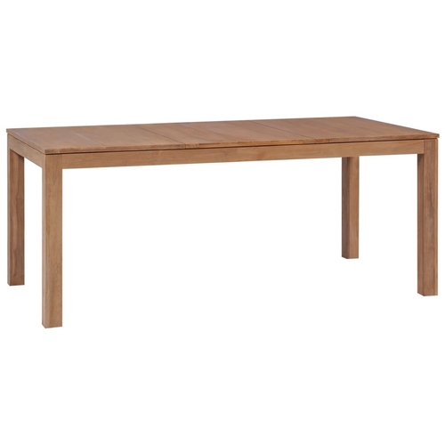 Dining Table Solid Teak Wood with Natural Finish 70.9"x35.4"x29.9"