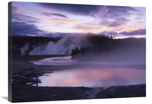 Global Gallery GCS-396922-2432-142 24 x 32 in. Steaming Hot Springs