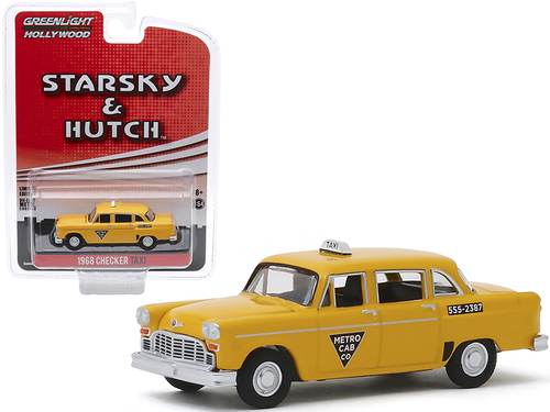 1968 Checker Taxi \Metro Cab Co.\" Yellow \"Starsky and Hutch\"