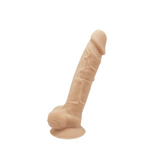 7 inch Realistic Silicone Dual Density Dildo with Suction Cup and