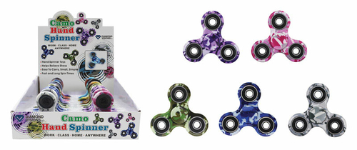 Diamond Visions 9605437 Camouflage Fidget Spinner  Plastic & Rubbe
