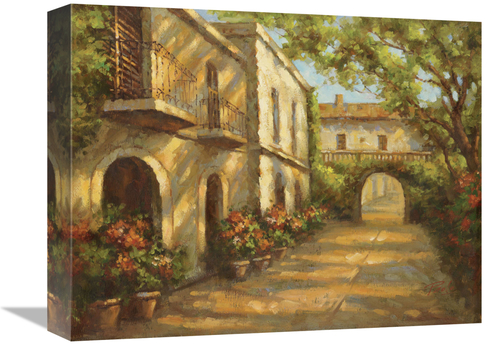 Global Gallery GCS-128532-1216-142 12 x 16 in. Arched Passageway Art P