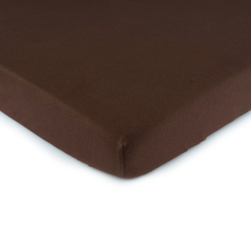 SheetWorld Fitted Crib Sheet Set - 100% Cotton Jersey - Solid Brown,