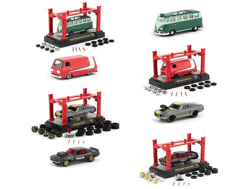 Model Kit 4 piece Car Set Release 26 1/64 Diecast Model Cars by M2