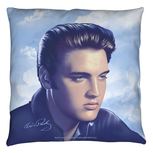 Trevco ELV833-PLO3-26x26 26 x 26 in. Elvis Presley & Big Portrait Thro