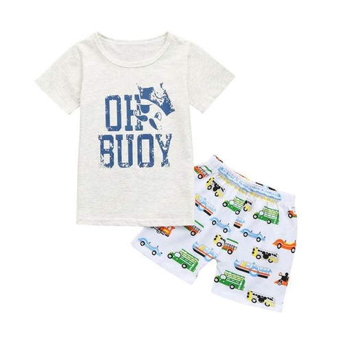 Fashion Kids Clothes Toddler Kids Baby Boys Letter