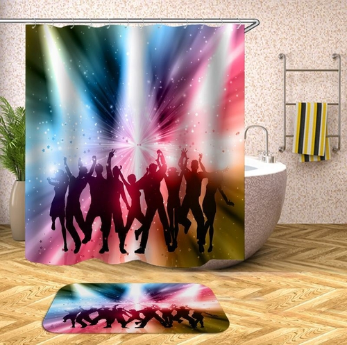 The 80вЂ™ 90вЂ™ Disco Shower Curtain