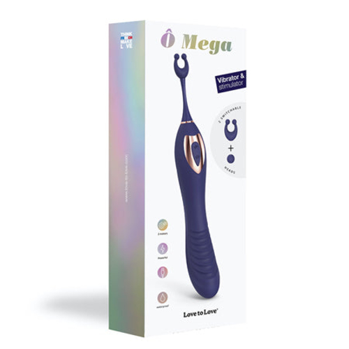 Love to Love O Mega Silicone Multi-Function Vibrator and Clitoral